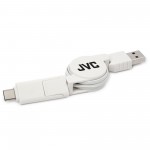Personalized USB Port Retractable Charging Cord