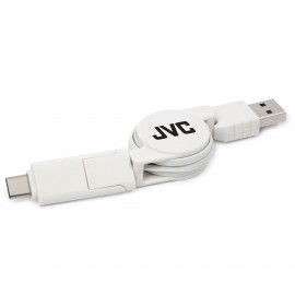 Personalized USB Port Retractable Charging Cord  Personalized USB Port Retractable Charging Cord