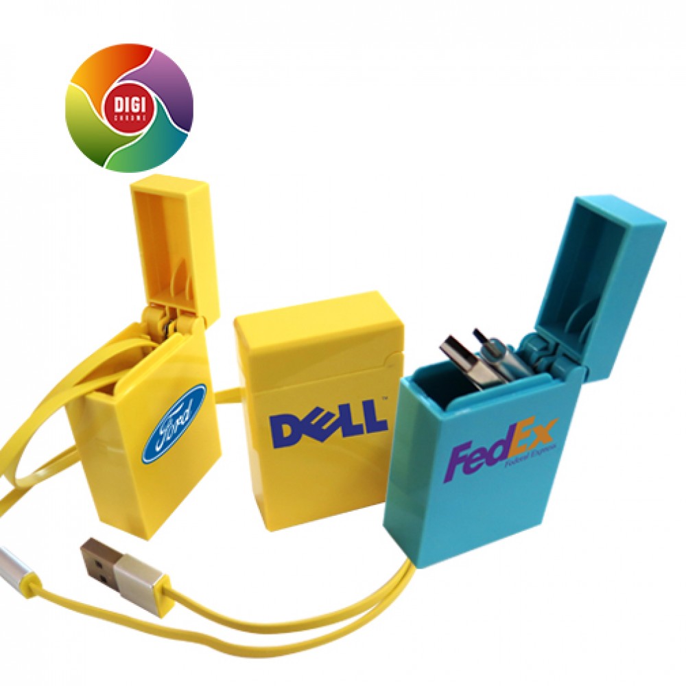 Logo Printed Retractable Charging Cords 1 Logo Printed Retractable Charging Cords 1