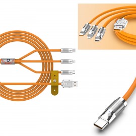 Fast Charging Cable Cord 3 In 1 with Logo