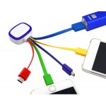 LED Lighting USB Charge Cable Cord with Logo