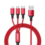 Multiple USB Phone Charger Cord Custom Printed