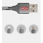 Logo Printed 3 in 1 USB data cable