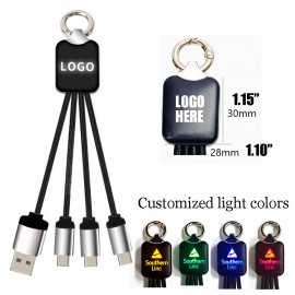Multi Lighted Cables - Square with Logo