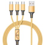 Charging Exquisite Cable Cord 3 In 1 with Logo