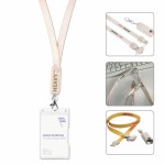 Logo Branded Eco Friendly 3-in-1 Lanyard Charging Cable