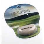 Custom Printed Combo-Padz Mousepad w/Bunker Sand Filled Wrist Rest