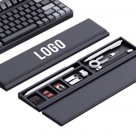 2-in-1 Keyboard Wrist Rest & Storage Organizer with Logo