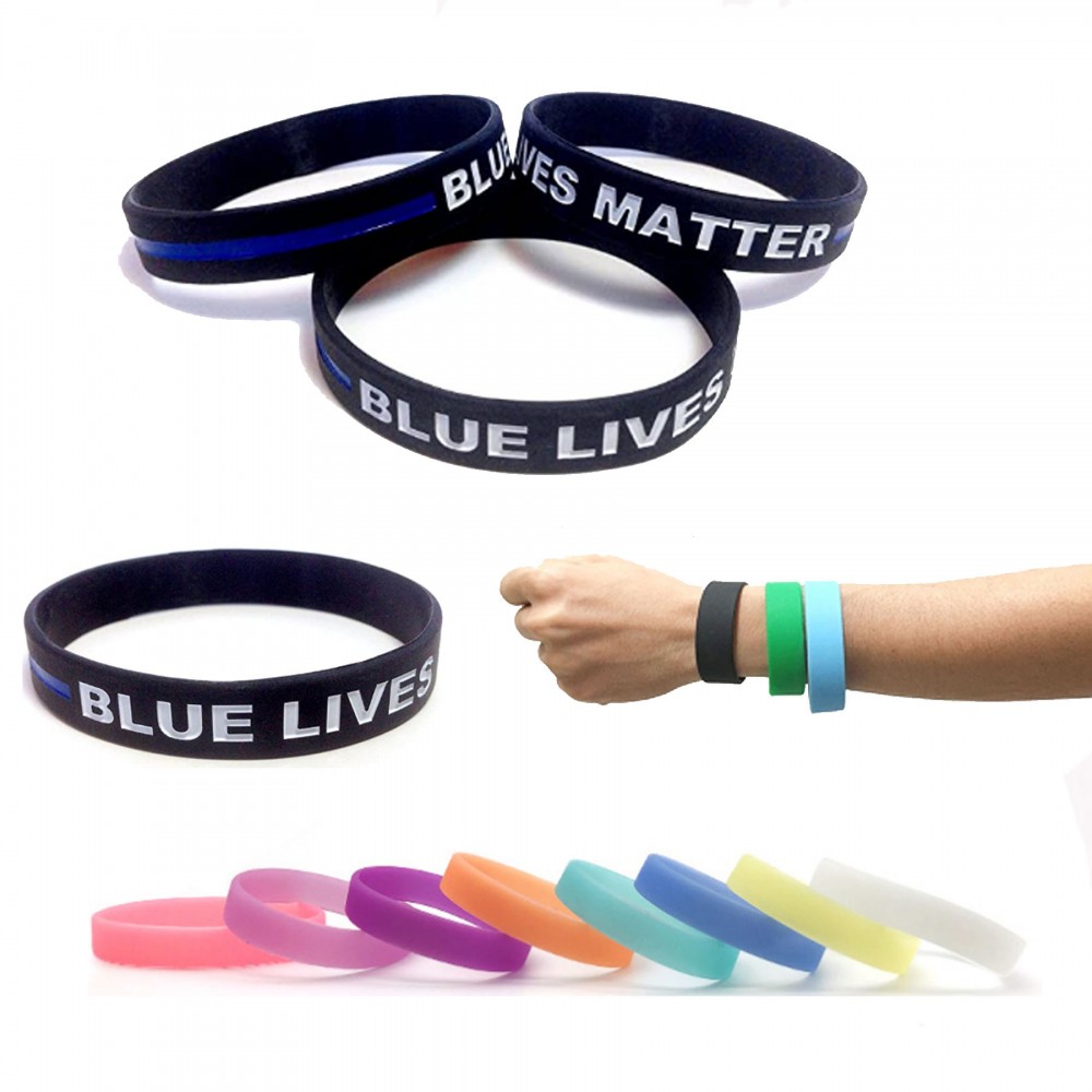 Custom Silicone Sports Bracelet Wrist Band with Logo