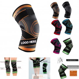 Logo Branded FlexFit Knee Support Sleeves(S-3XL)