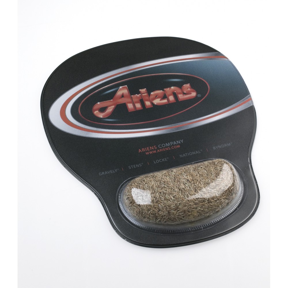 Custom Printed Combo-Padz Mousepad w/Grass Seed Filled Wrist Reliever Custom Printed Combo-Padz Mousepad w/Grass Seed Filled Wrist Reliever
