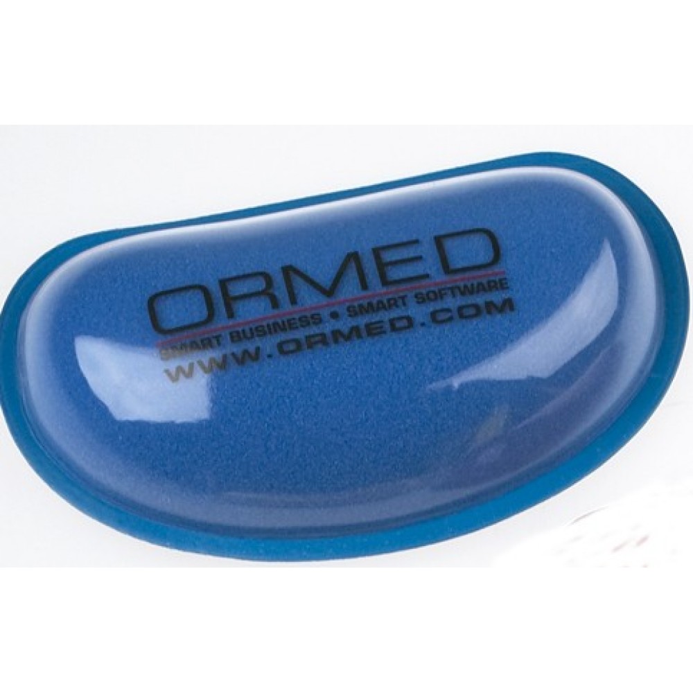 Wrist Relievers Computer Wrist Cushions - Blue Sand Filled Logo Printed Wrist Relievers Computer Wrist Cushions - Blue Sand Filled Logo Printed