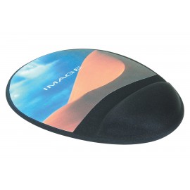 Soft-Top Mouse Pad w/ Ergo-gel Wrist Rest - Heat Transfer with Logo  Soft-Top Mouse Pad w/ Ergo-gel Wrist Rest - Heat Transfer with Logo