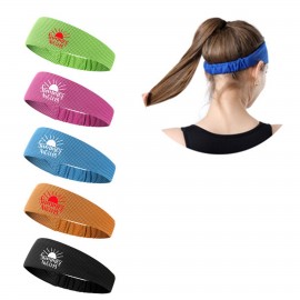 Absorbing Hair Tie Headband Front Knot with Logo  Absorbing Hair Tie Headband Front Knot with Logo