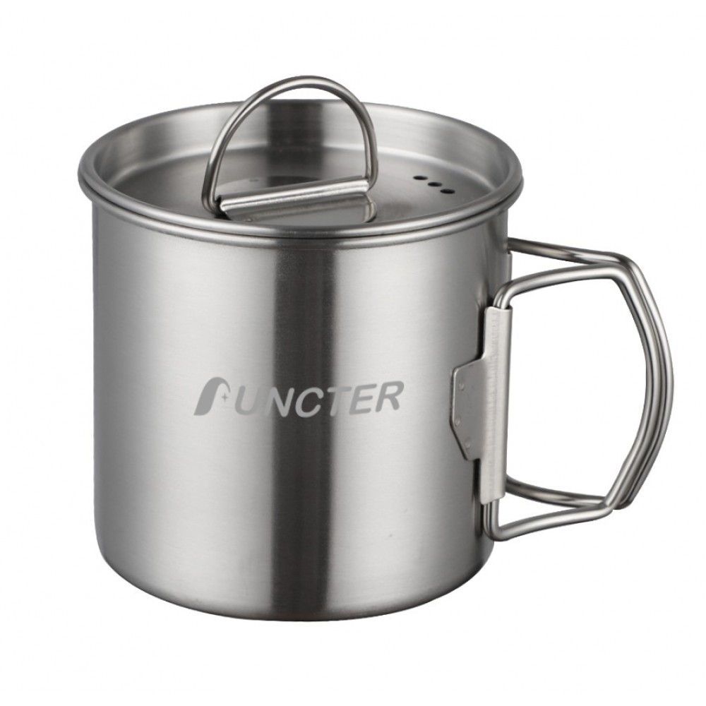 11.8 Oz. Portable Camping Stainless Steel Cup with Logo