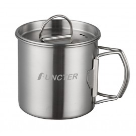 11.8 Oz. Portable Camping Stainless Steel Cup with Logo