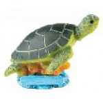 Resin Sea Turtle Figurine with Logo