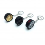 Mini Tire Keychain, Used for Car Decoration, Gift for Car Lovers with Logo