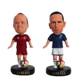 Custom Soccer Player Bobble Head Doll with Logo  Custom Soccer Player Bobble Head Doll with Logo