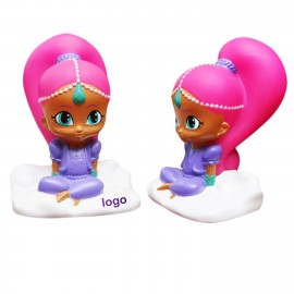 Plastic Princess Doll with Logo