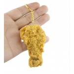 Personalized Funny Simulation Chicken Leg Keychain Tag