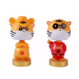 Tiger Bobble Head Figurine with Logo