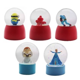 Logo Branded Custom Resin Figurine Snow Globe