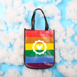 Laminated Fashion Tote with Logo  Laminated Fashion Tote with Logo