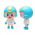Plastic Doll with Helmet with Logo