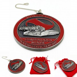 Personalized Custom Medal Cast Metal Ornament