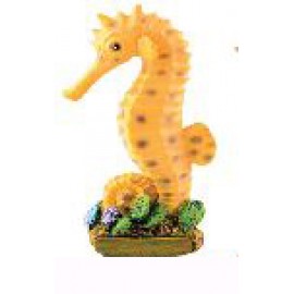 Resin Seahorse Figurine with Logo