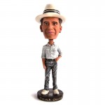 6" Custom Cowboy Bobblehead Doll with Logo
