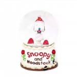 Logo Branded Custom Musical Cartoon Dog Snow Globe