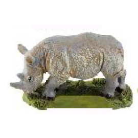 Resin Rhino Figurine with Logo
