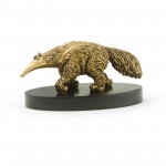 3D Metal-Like Figurine (Anteater) with Logo