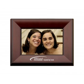 Oxford Mahogany Picture Frame (4"x6") Logo Printed