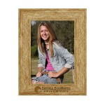 Barnwood 5"x7" picture Frame -1 1/4" Wide-Flat- Brown (5"x7") Logo Printed