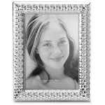 Reed & Barton Wristband Silver Plate 5 X 7 Picture Frame Custom Imprinted