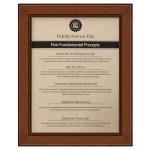 Lodge Collection Photo Frame Stepped 8 1/2"x11" frame Custom Imprinted