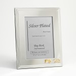 Logo Printed Silver Picture Frame 5"x7" - Stock Market