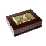 Custom Imprinted Stationery Box w/Picture Frame Cover