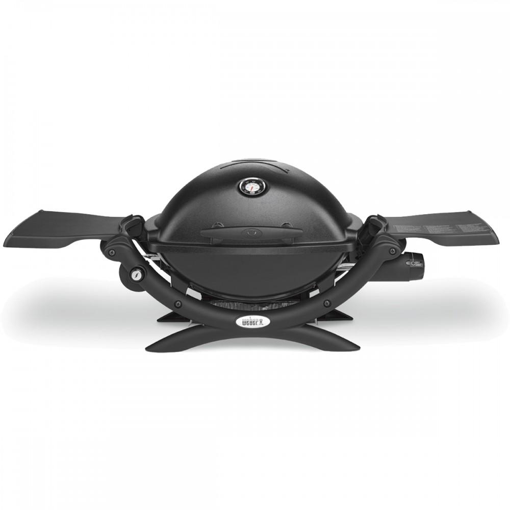 Weber Q1200 Portable LP Grill - Black Logo Printed Weber Q1200 Portable LP Grill - Black Logo Printed