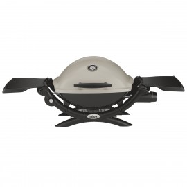 Logo Printed Weber Q1200 Portable LP Grill - Titanium