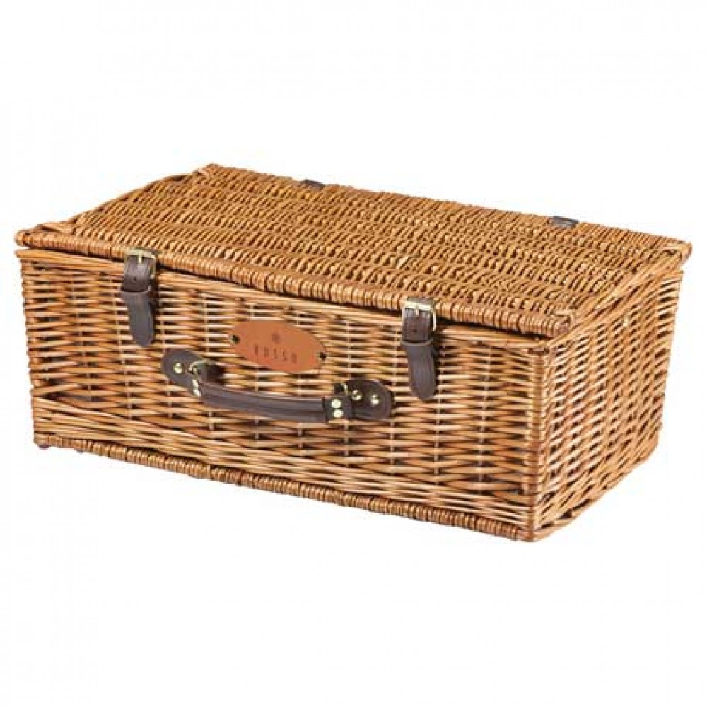 Logo Printed Picnic Time Newbury Wine Basket Logo Printed Picnic Time Newbury Wine Basket