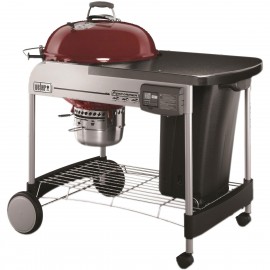 Custom Branded Weber Performer Deluxe 22" Charcoal Grill - Crimson