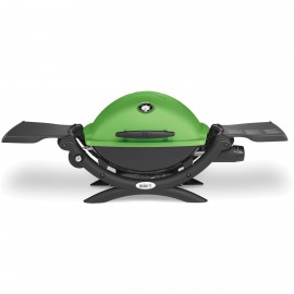 Weber Q1200 Portable LP Grill - Green Custom Branded