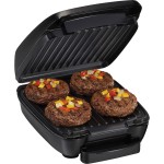 Hamilton Beach 60 Sq. In. Indoor Grill w/Removable Grids Logo Printed