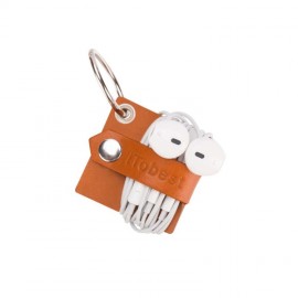 Custom Branded Headphone Organizer Earbud Winder With Key Chain