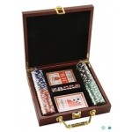 Rosewood Poker Set Box Custom Branded