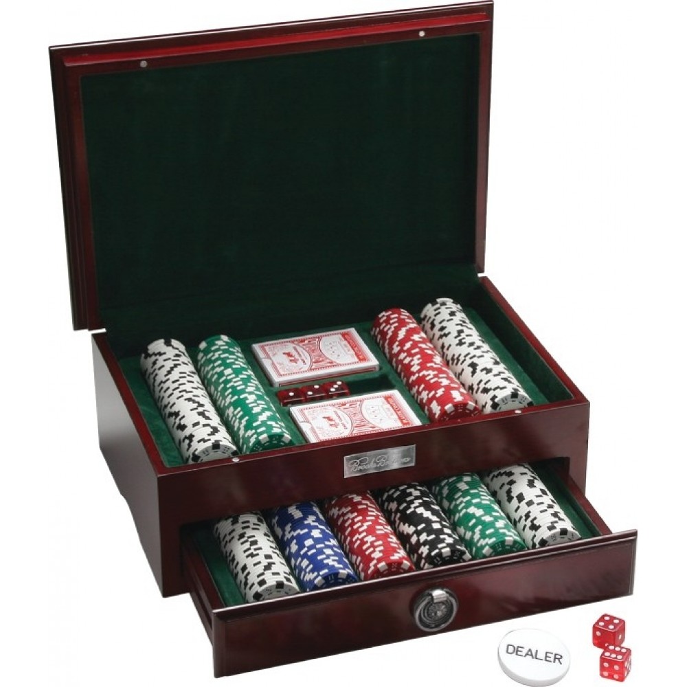 500 Pc Executive Poker Set Custom Branded